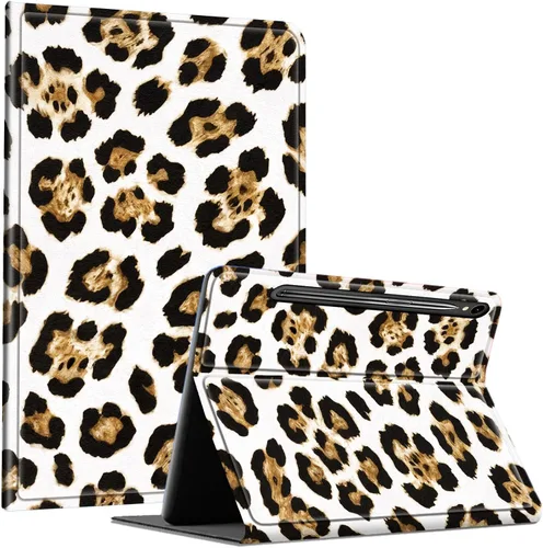 Vista 66 de Slim Case for Samsung Galaxy Tab S10 Lite / S10 FE / S9 FE 10.9" & Galaxy Tab S9 11", Multi-Angle Stand PU Leather Smart Folio Cover with Soft TPU