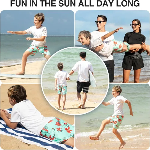 Vista 121 de Kanu Surf Traje de baño Yolo de secado rápido UPF 50+ para niños