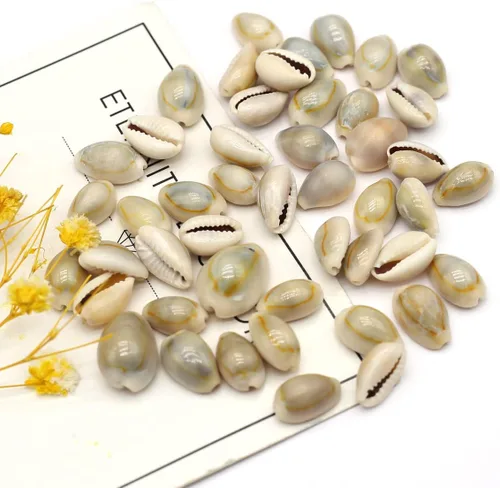 Vista 7 de Acuario de concha natural para pecera, cuentas hechas a mano para hacer joyas, manualidades, pulsera, accesorio