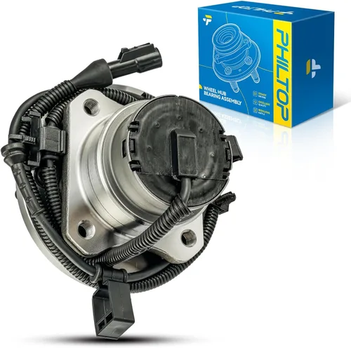 Vista 27 de PHILTOP 512012 x2 Conjunto de cubo de cojinete de rueda trasera para Volkswagen Jetta for 1998-2010 Volkswagen Beetle, 1999-2005 Volkswagen Jetta