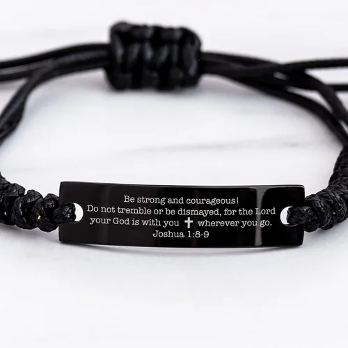 Vista 2 de Pulsera con versículo bíblico, joyería cristiana, regalo religioso, pulsera de Cristo Jesús, regalo cristiano bendito