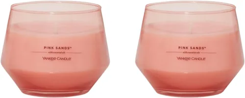 Vista 5 de Yankee Candle Vela de estudio con aceites esenciales, noche de verano, 10 onzas (paquete de 2)