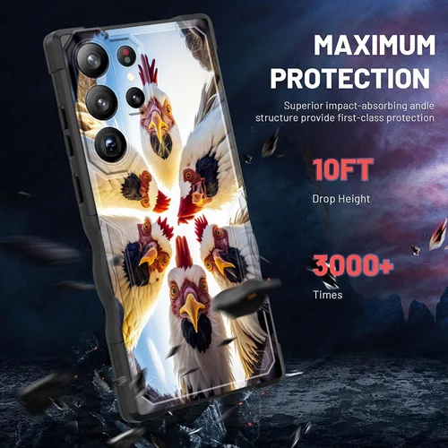 Vista 993 de Funda para Galaxy A14 5G, [Doble Capa][Protección contra Caídas de Grado Militar de 10 Pies] [Antideslizante] Funda Resistente a Prueba de Golpes