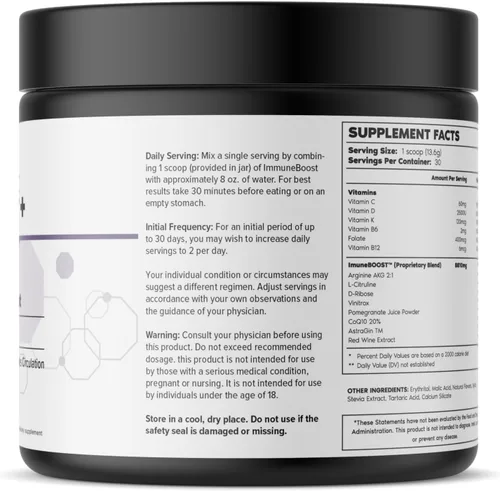 Vista 2 de Immune Boost Plus Fórmula de inmunidad natural, mejora la salud y el bienestar del sistema inmunológico, más potente que la baya del saúco