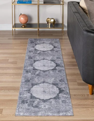 Vista 16 de Unique Loom Yara Collection - Alfombra Nayer (2' x 3' 1" Rectángulo, Gris Marfil)