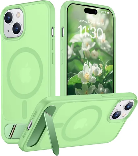 Vista 239 de Funda para iPhone 11 con compatibilidad magnética, [Soporte invisible incorporado][Compatible con MagSafe]
