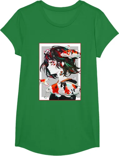 Vista 48 de Camiseta de anime anime japonés estético Otaku Negro
