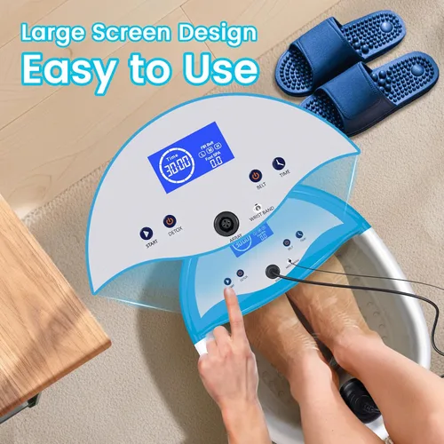 Vista 4 de LeCuag Máquina de desintoxicación iónica para baño de pies, máquina de spa de pies iónico para uso doméstico, incluye bañera de remojo de pies