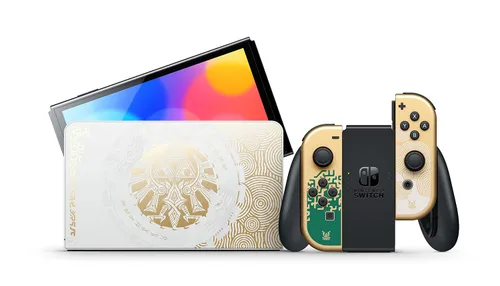 Vista 2 de Nintendo Switch – OLED Model - The Legend of Zelda: Tears of the Kingdom Edition