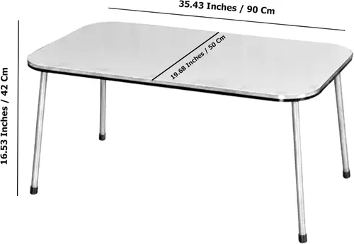 Vista 3 de Mesa de centro rectangular de estilo moderno para sala de estar, mesa auxiliar rectangular moderna, mesas de centro para sala de estar, mesa