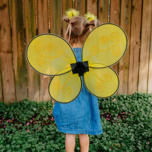 Vista 3 de Creative Education disfraz de mariposa con diadema, talla única , Como se muestra