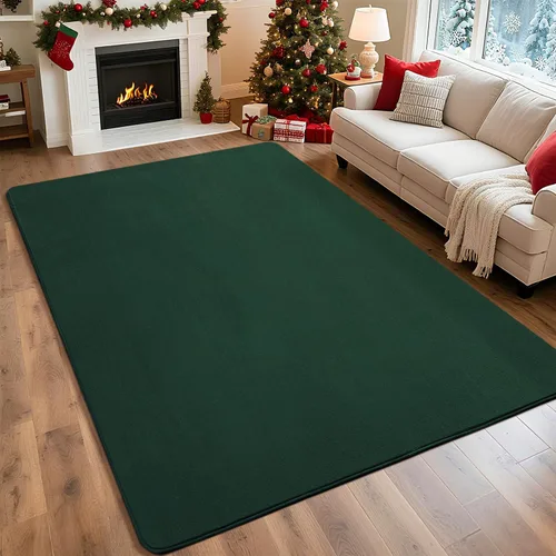 Vista 13 de Przemy Alfombras negras lavables para dormitorio, sala de estar, alfombra de pasillo de 2 x 6 pies, alfombra de interior de espuma viscoelástica