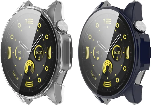 Vista 8 de Funda diseñada para Huawei Watch GT 4 de 1.811 in, funda protectora de policarbonato de cubierta completa, cubierta ultrafina, diseñada para Huawei