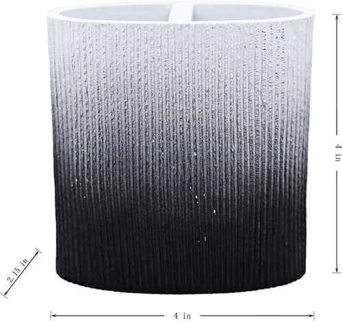 Vista 65 de Marina Decoration Juego de accesorios de baño de 4 piezas de decoración moderna de lujo, incluye dispensador de loción de jabón líquido para baño