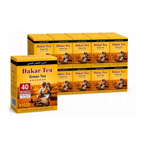 Vista 9 de Dakar Tea Té Verde Orgánico Hoja Suelta, 8.82 oz Té de Hojas Sueltas