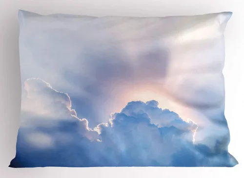Vista 40 de Ambesonne Funda de almohada con frase en escala de grises, composición de flechas y puntos, inscripción inspiradora Be Brave, funda de almohada Gris