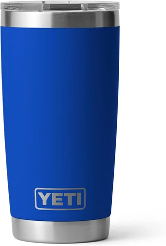 Vista 23 de YETI Rambler - Vaso de acero inoxidable con aislamiento al vacío de 20 onzas con tapa MagSlider Todo acero inoxidable