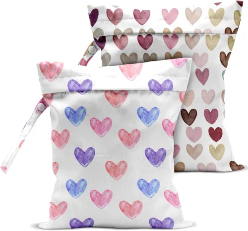 Vista 27 de 2 Piezas Bolsa Húmeda, Bolsa Impermeable Húmeda y Seca, Bolsa de Lavandería Pequeña, para Traje de Baño, Piscina, Viaje, Playa, Pañales, Ropa Sucia