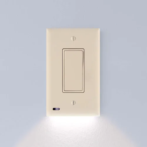 Vista 8 de 2 unidades - SnapPower SwitchLight - Luz nocturna LED - Para interruptores de luz unipolares - Tapa de interruptor con luces nocturnas LED - Ajuste