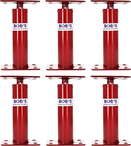 Vista 18 de BISupply Gatos de casa para nivelar espacios de arrastre 1 paquete - 12 a 16 pulgadas de viga de soporte ajustable para zócalo de sótano - Gato