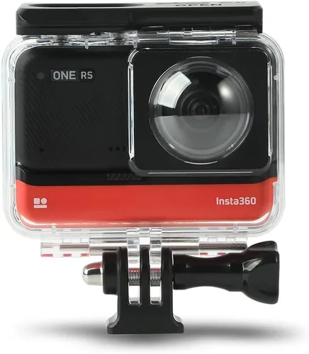 Vista 9 de Funda impermeable para cámara de acción Insta 360 one X3, carcasa protectora de buceo subacuático 40M con accesorios de soporte