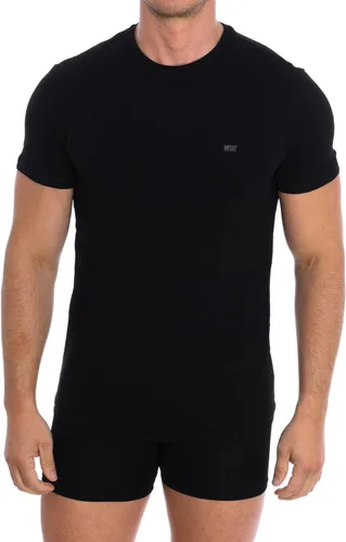 Vista 3 de Diesel Paquete de 3 camisetas Lounge Jake para hombre, color negro
