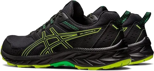 Vista 3 de ASICS Zapatillas de running Gel-Venture 9 para hombre, NegroLime Zest