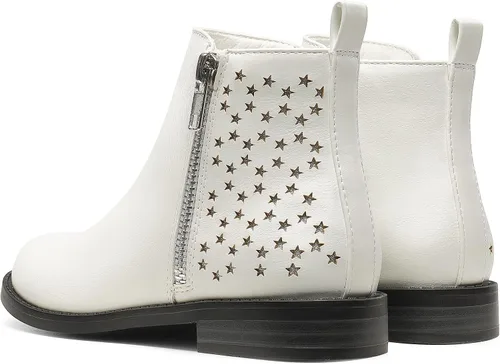 Vista 4 de DREAM PAIRS Girls Ankle Boots with Side Zipper Low Heels ToddlerLittle KidBig Kid