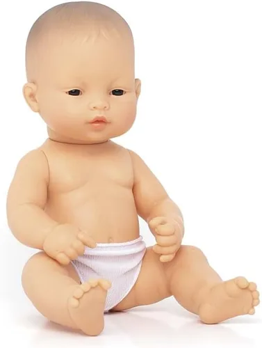 Vista 12 de Muñeca de bebé recién nacida Miniland, anatómicamente correcta, 12.63 pulgadas, Chica africano