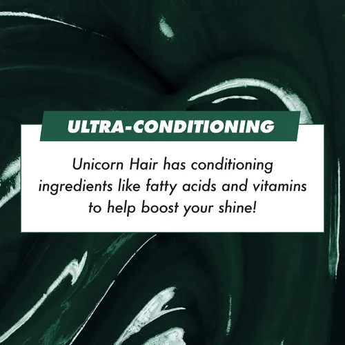 Vista 6 de Lime Crime Tinte para el cabello de unicornio de cobertura completa, prado (verde oscuro) – Color de cabello semipermanente vegano y libre