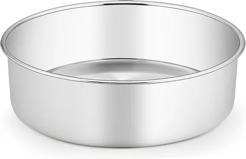 Vista 11 de TeamFar Molde para pasteles de 6 pulgadas, 6 "x 3" de acero inoxidable