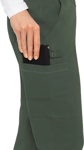 Vista 4 de Med Couture Touch Yoga 2 - Pantalón de bolsillo tipo cargo para mujer