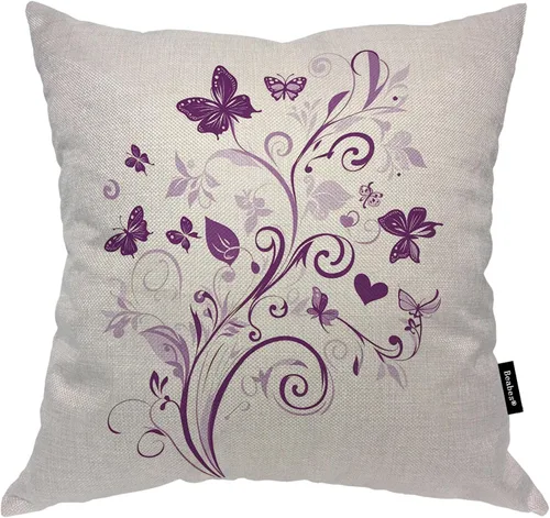 Vista 17 de Fundas de almohada de pintura artística, líneas abstractas amarillas y grises, fundas de almohada suaves, funda de cojín para sala de estar, cama