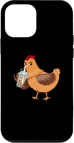 Vista 12 de Funda divertida para iPhone 14 con leche Boba para bebedor de té con leche y pollo, para iPhone 14