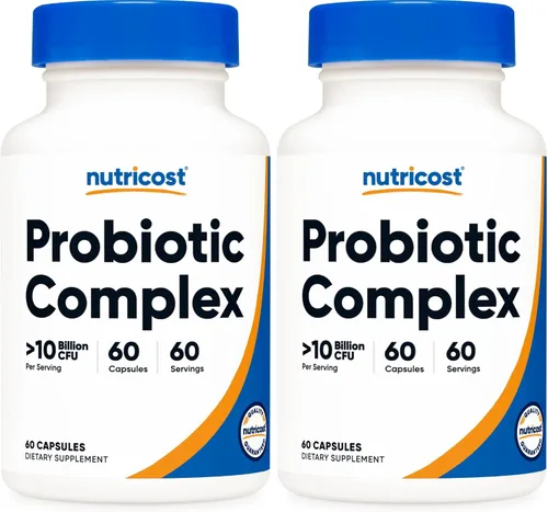 Vista 6 de Nutricost Complejo probiótico (10 mil millones de UFC) 60 cápsulas