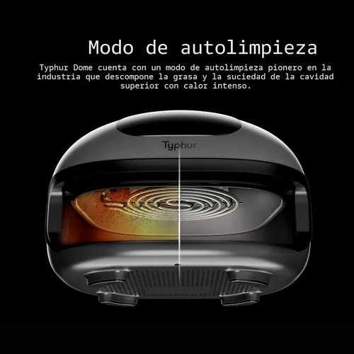 Vista 7 de Typhur Dome 2 AI - Freidora de aire extra grande mejorada con IA, con flujo de aire superior, freidora digital inteligente autolimpiante con cesta