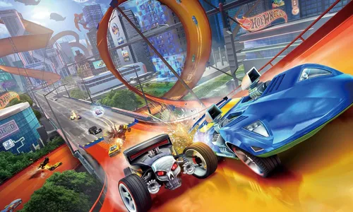 Vista 5 de EOA Ruedas de 5 (W) x3 (H) FT Wild Hot Racer Photogarphy Backdrops Fiesta de Cumpleaños Videojuegos Fondo de Carreras de Coches Niños Banner Sesión