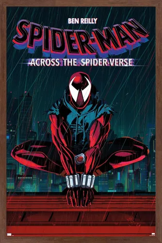Vista 14 de Trends International Marvel Spider-Man: Across The Spider-Verse - Póster de pared de una hoja de Ben Reilly, 34 pulgadas de largo x 22.4 W, versión