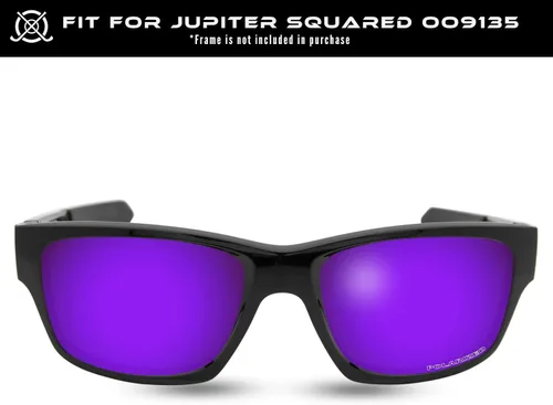 Vista 6 de SOLODAD Lentes de repuesto para gafas de sol Oakley Jupiter Squared OO9135 polarizadas - 3 pares