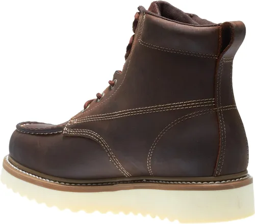 Vista 7 de Wolverine Loader Botas de trabajo para hombre de puntera suave de 6 pulgadas