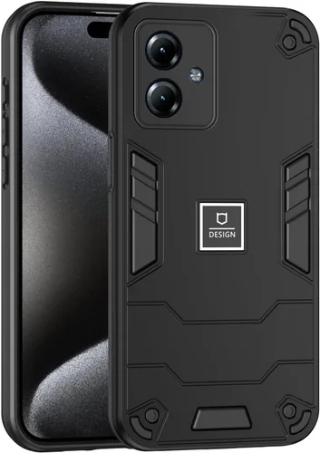 Vista 74 de Funda compatible con Redmi A1, compatible con Redmi A2 2 en 1 [PC dura + TPU], funda de teléfono negra