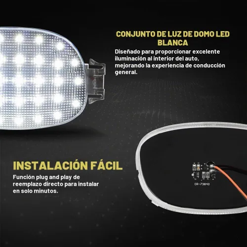 Vista 7 de Cubierta de luz LED blanca para Dodge RAM 1500 Dakota Neon Caravan