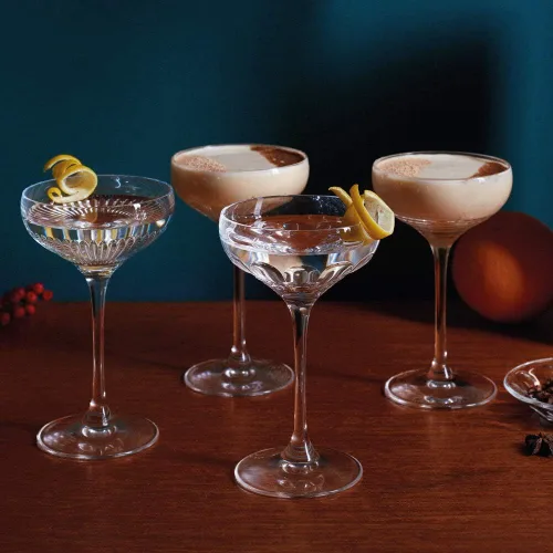 Vista 3 de Waterford Mixology Coupe, juego de 4 mixtos