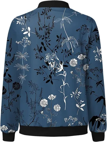 Vista 4 de SNKSDGM Sudaderas de gran tamaño con cremallera para mujer, ajuste relajado, color liso, túnica para otoño 2023, ropa de moda con capucha