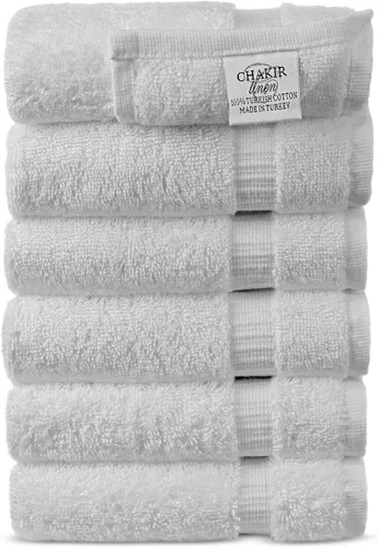 Vista 65 de Chakir Turkish Linens - Toallas turcas de 100% algodón, suaves y absorbentes (juego de 3 toallas personalizables, color aguamarina)