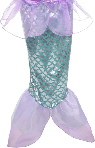 Vista 5 de Lito Angels Disfraz de princesa para niña con collar
