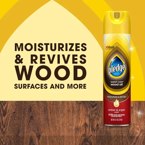 Vista 3 de Pledge Spray de aceite hidratante para muebles