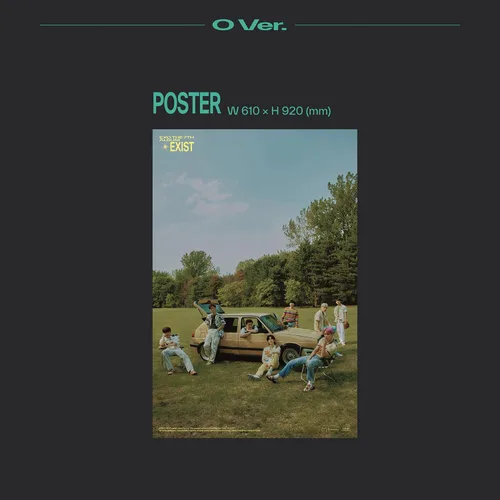Vista 7 de EXO - 7th Album [EXIST] (Photo Book Ver. - O Ver.) Cover + Photo Book + Photomatic + Bookmark + Post Card + CD-R + Photo Card + Poster + 4 Extra