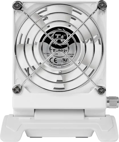 Vista 2 de Thermaltake, ventilador móvil., Blanco 8cm