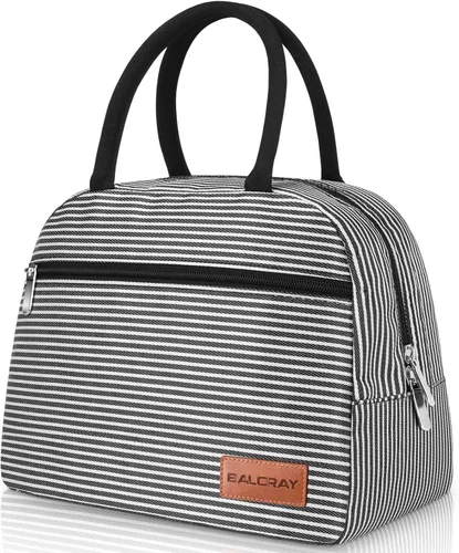 Vista 17 de BALORAY Bolsa de almuerzo para mujeres y hombres, lonchera aislada para adultos, bolsa de almuerzo reutilizable para el trabajo, picnic o viajes